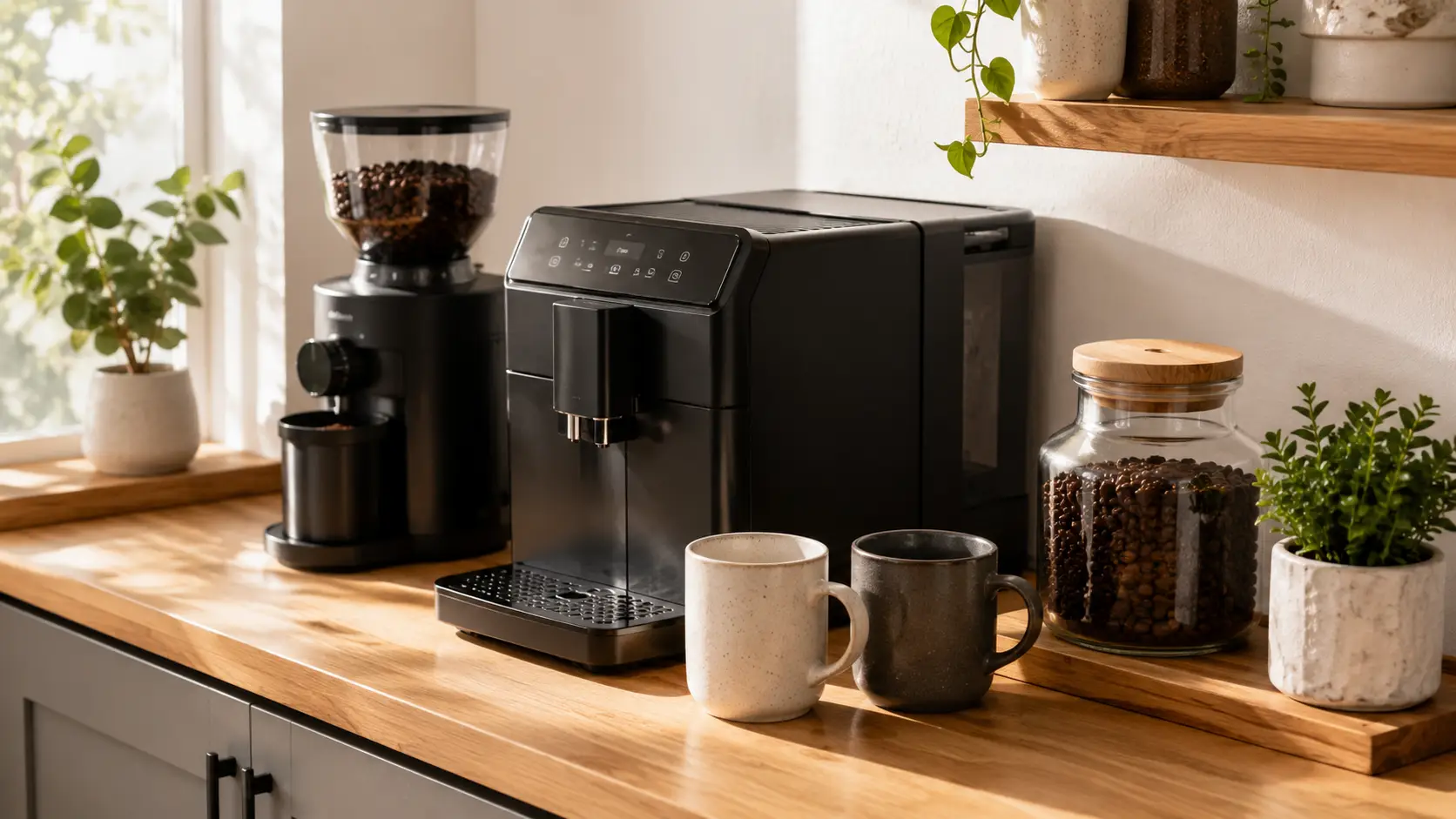 Coffee bar w domu: jak go zaaranżować krok po kroku
