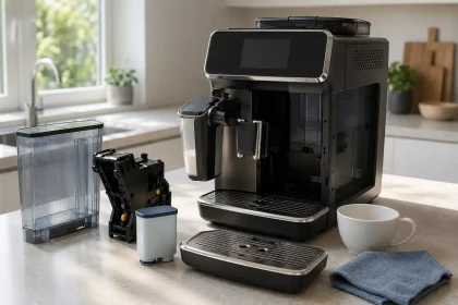 Jak zresetować ekspres Philips LatteGo i Saeco — kontrolki, AquaClean i szybka diagnostyka
