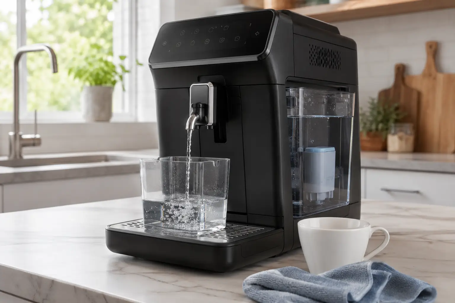 Jak odpowietrzyć ekspres Philips LatteGo — przepływ wody, AquaClean i czyszczenie krok po kroku