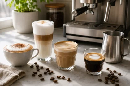 Rodzaje kaw mlecznych — przewodnik po cappuccino, latte, flat white i macchiato