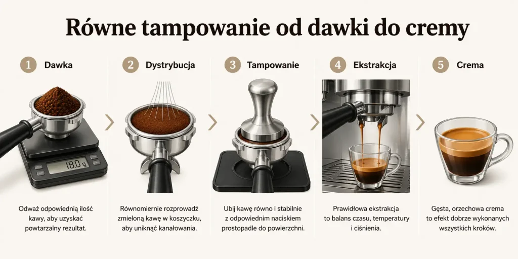 Równe tampowanie od dawki do cremy
