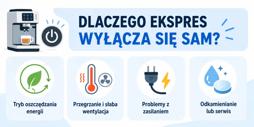 4 powody, dla których ekspres wyłącza się sam