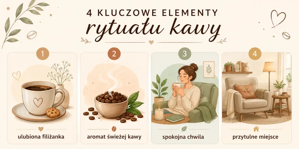 rytuał kawowy w 4 kluczowych elementach