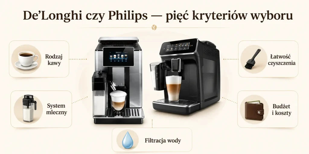 De’Longhi czy Philips — który ekspres automatyczny wybrać w 2026 roku?