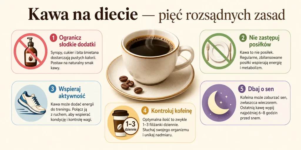 Kawa a odchudzanie — czy kofeina naprawdę pomaga schudnąć?