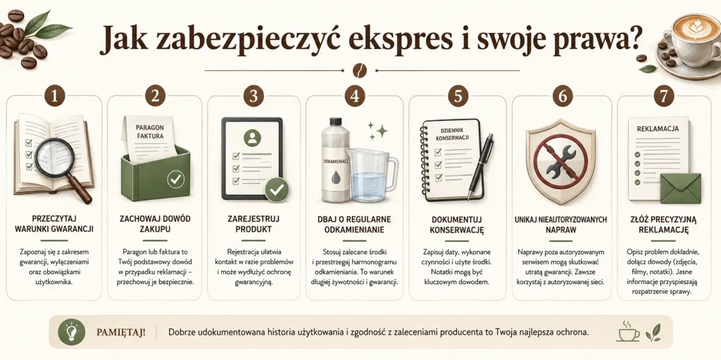 Jak zabezpieczyć ekspres i swoje prawa?