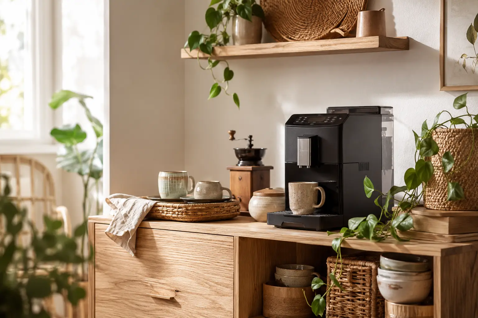 Strefa kawowa w stylu boho — jak urządzić naturalny i przytulny kącik?