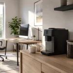Kącik kawowy w domowym biurze — jak urządzić funkcjonalną strefę kawy w home office?