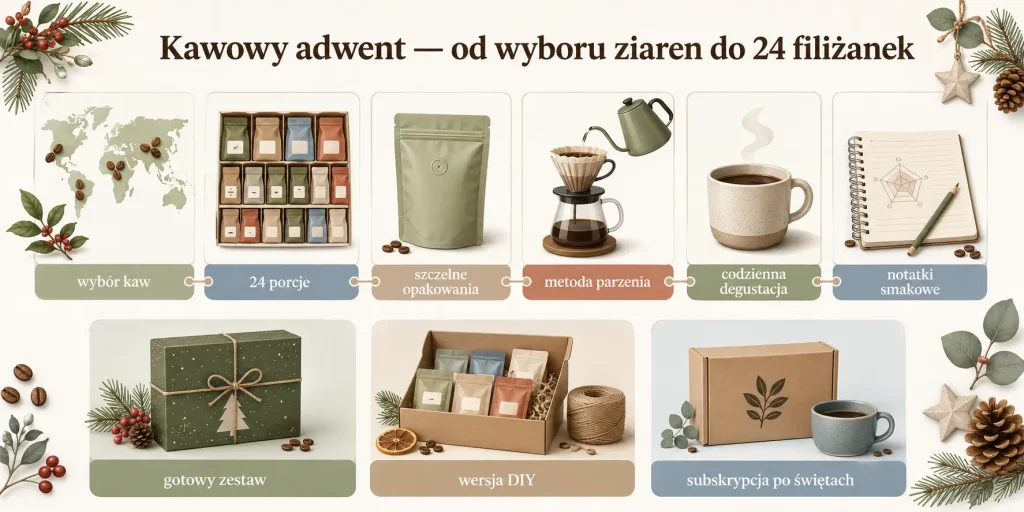 Kawowy adwent — od wyboru ziaren do 24 filiżanek
