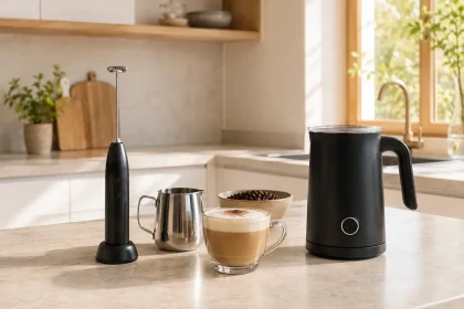 Spieniacz ręczny czy elektryczny — który wybrać do cappuccino i latte?